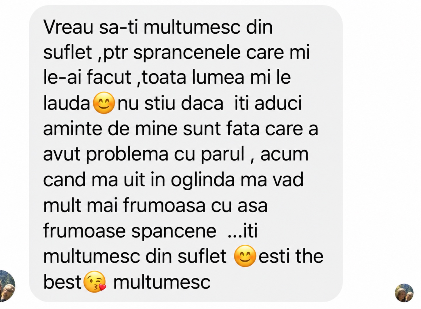 Recenzie reală despre sprâncene și încredere